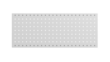 Panel perforado, 861 mm, gris