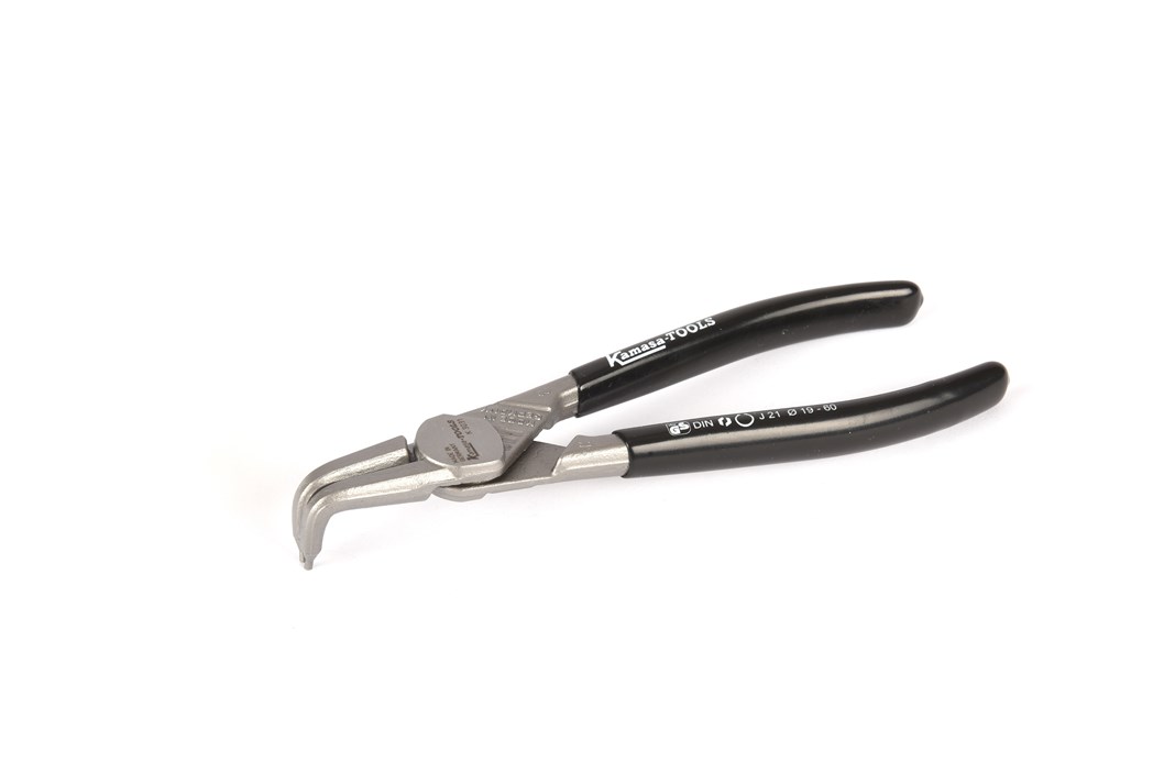 Låsringtång för invändiga låsringar, 90°